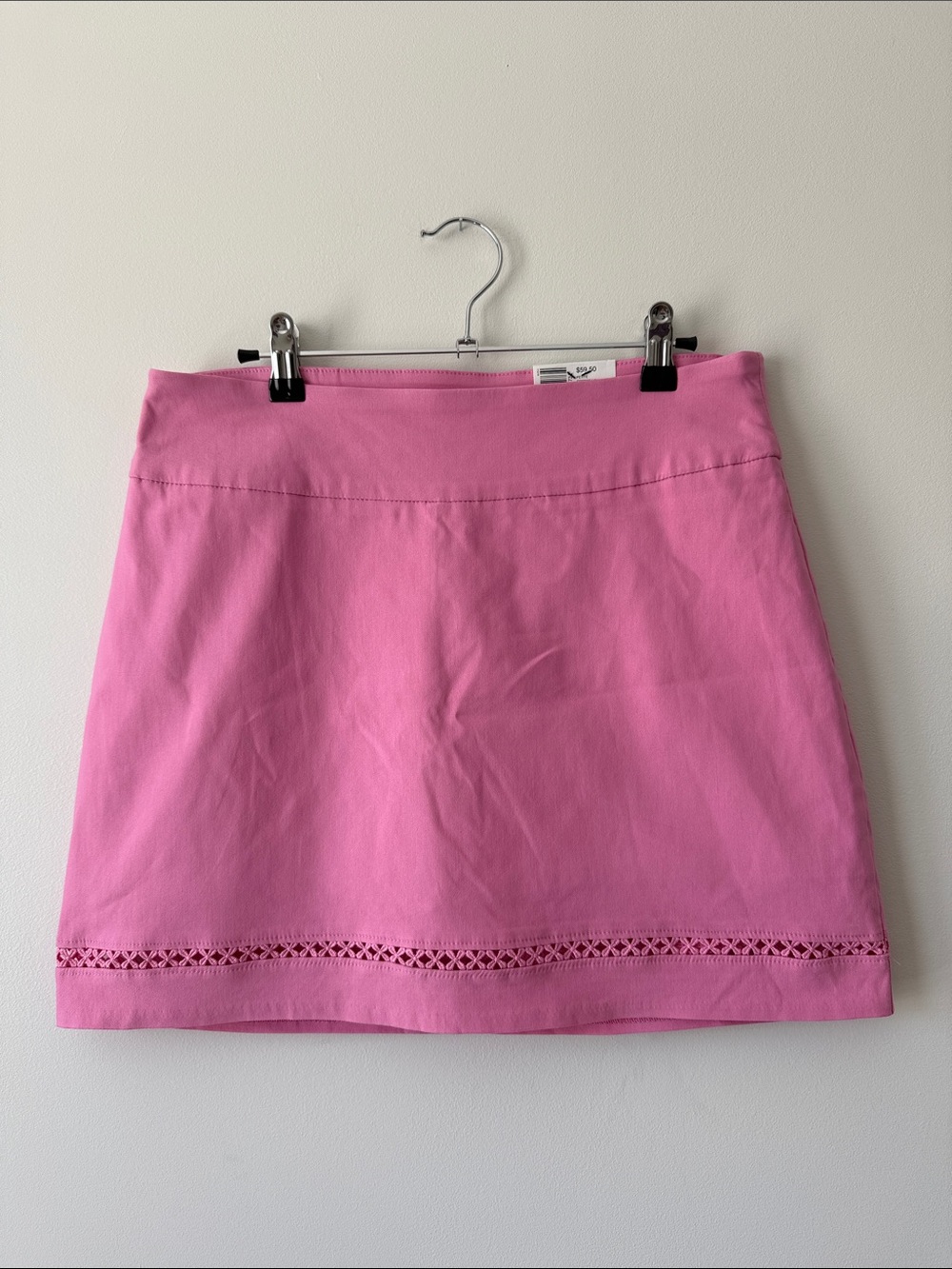 crown & ivy pink skort with eyelet hem size 8p